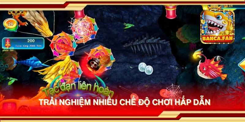 Trải nghiệm nhiều chế độ chơi hấp dẫn
