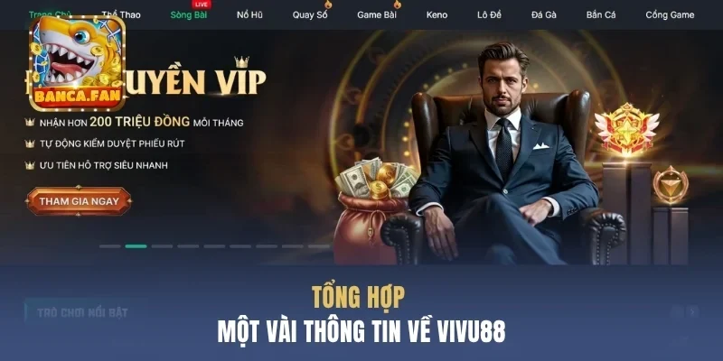 Tổng hợp một vài thông tin về Vivu88
